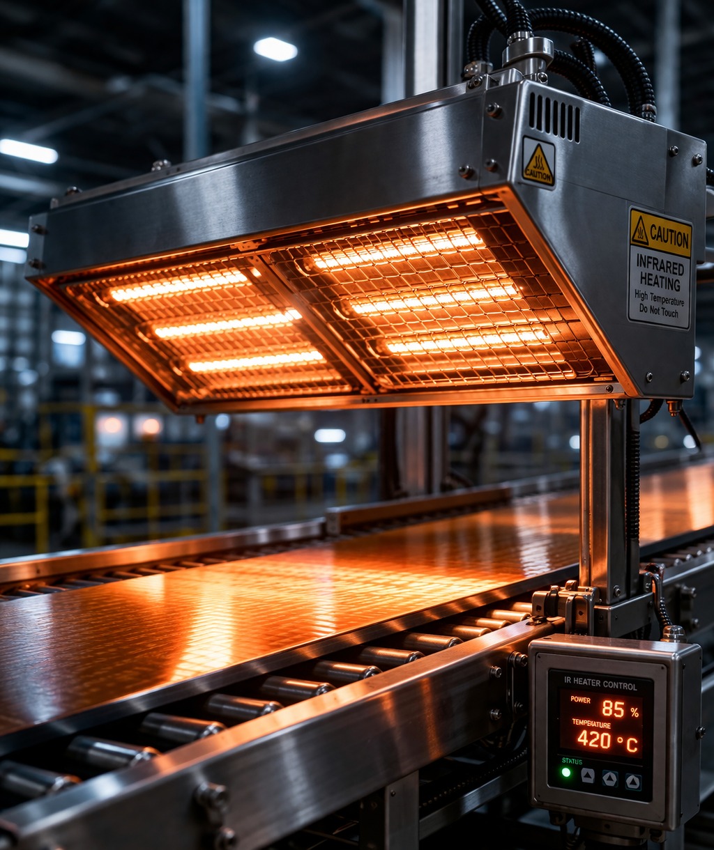 Infrared industrial heating